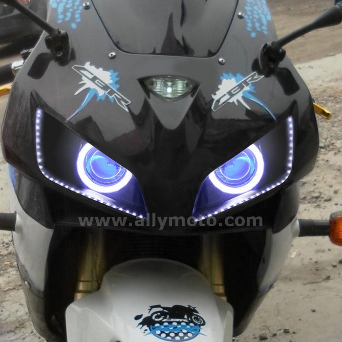 040 Headlight Angel Eye Hid Honda Cbr600Rr 2003 2004 2005 2006 Motorbike Lighting Lamp-2